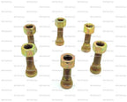 Front Wheel Stud & Nut Set of 6 for Custodia 395 495 595 695 795 895 995