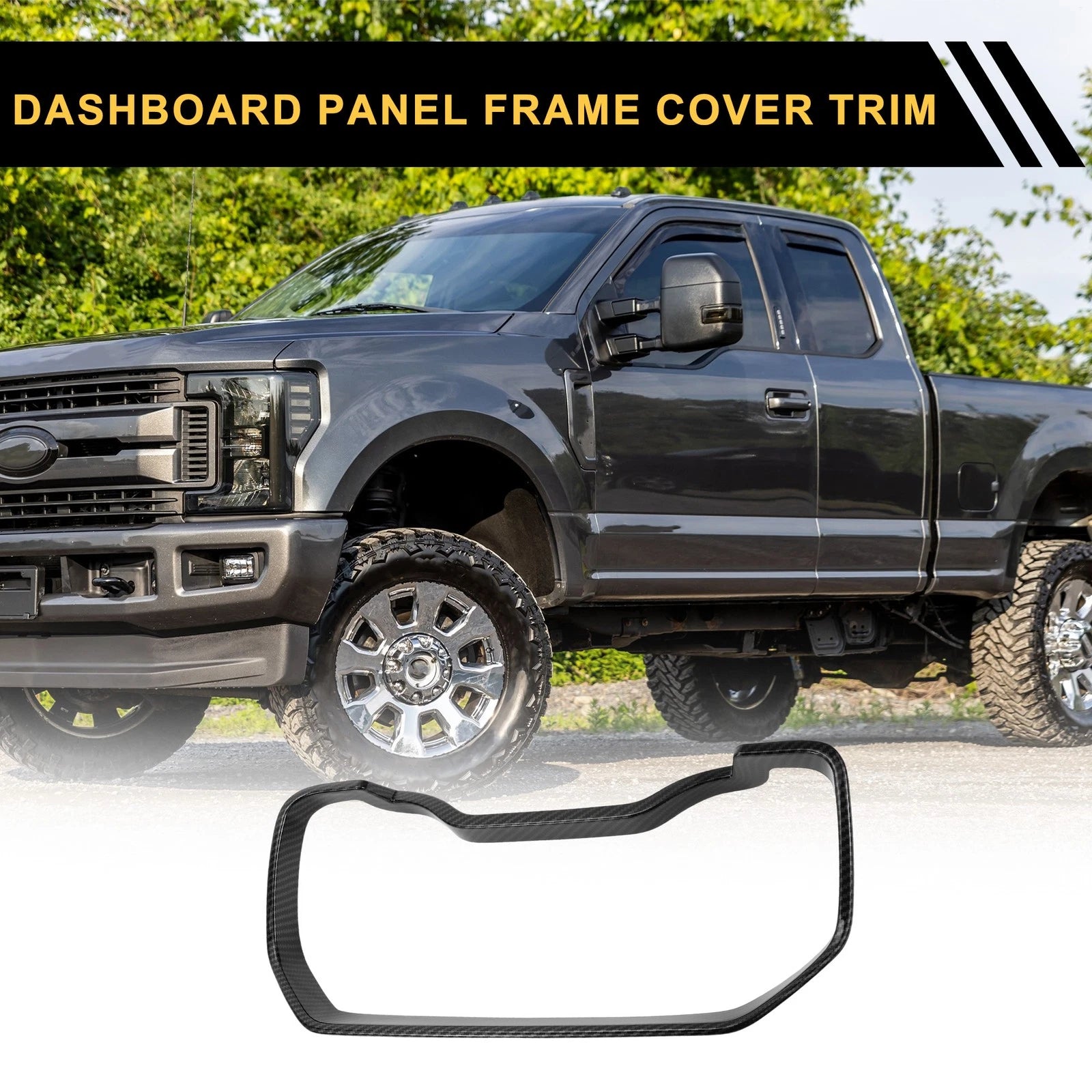 Set of 1 Dashboard Meter Panel Frame Cover Trim for Ford F-150 (2021–2024)