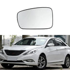 Heated Mirror Glass with Backing for 2011-2014 Hyundai Sonata Left Side