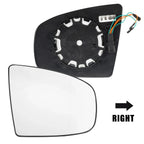 Right Side Heated Mirror Glass Replacement for BMW X5 X6