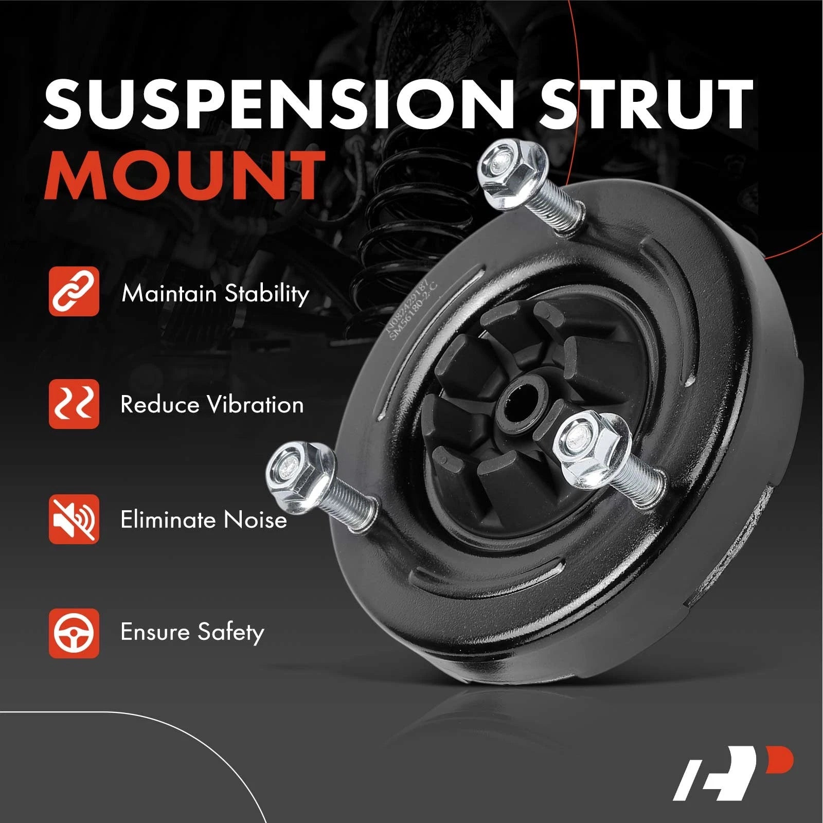 2X Front Suspension Strut Mount for Hyundai Sonata (2006–2010)