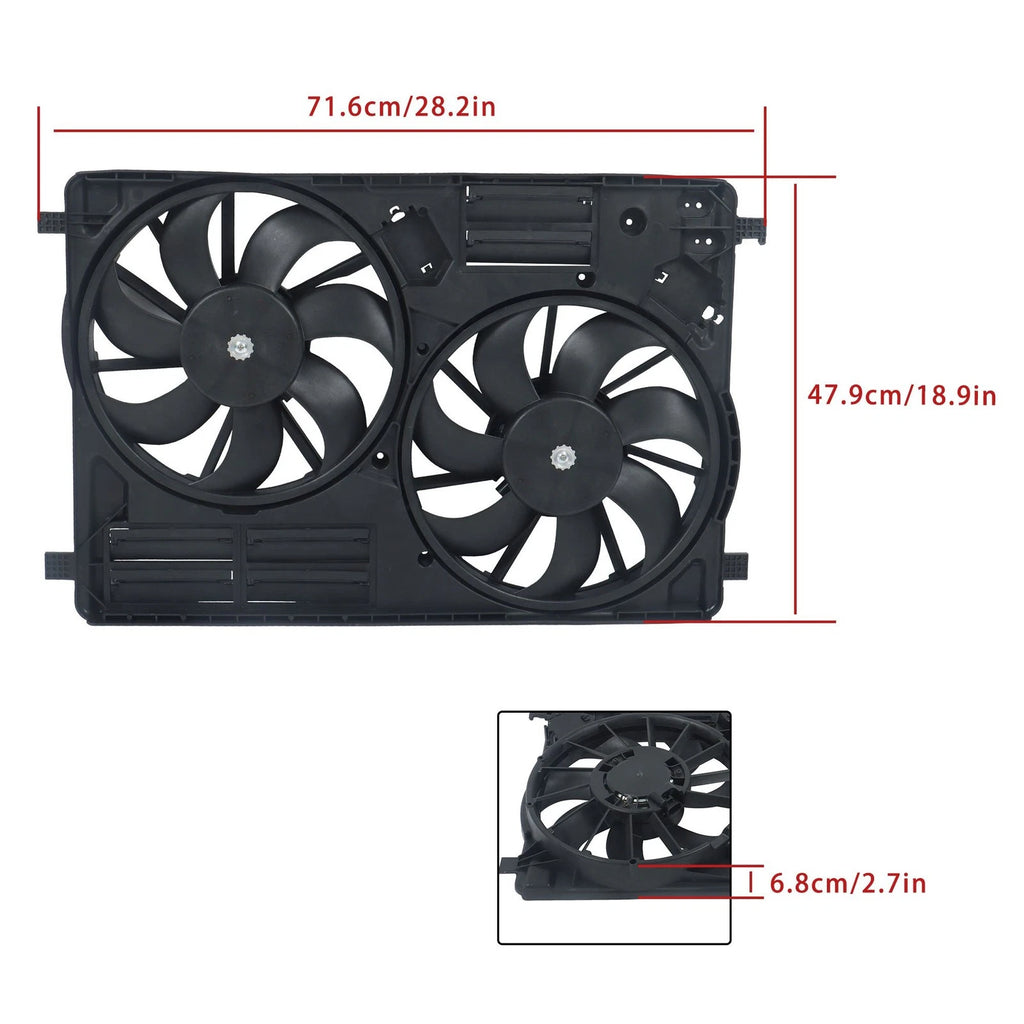 Radiator Cooling Fan for Ford Escape 2.0L (2017–2019)
