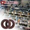 Set of 2 Oil Seal Rotary Shaft Seal FKM Rubber 20x32x10mm