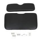 Set of 2 Black Front Seat Cushions for E-Z-GO RXV (2008–Present)