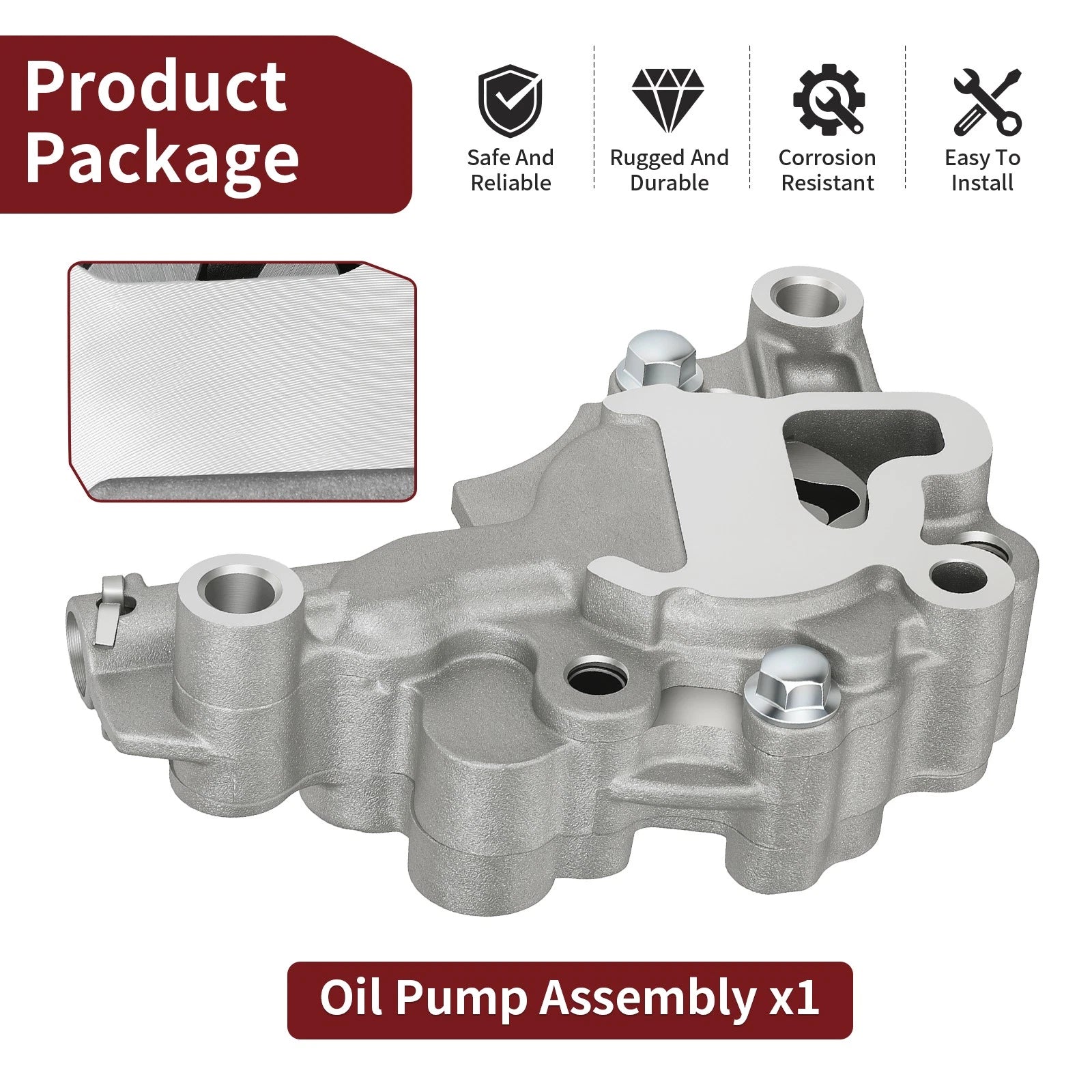 Oil Pump 15100-HN1-000 for Honda TRX400EX/TRX400X (1999–2014)