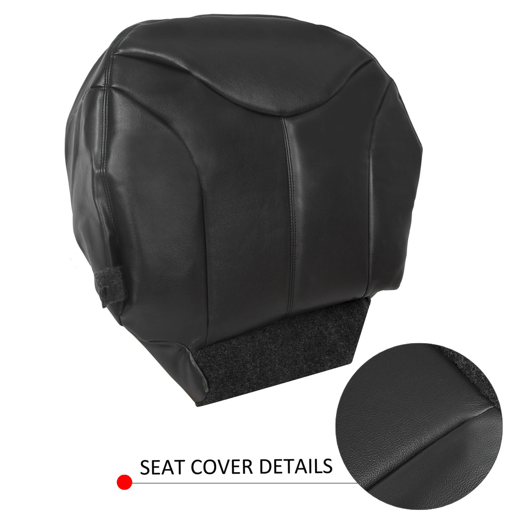 Driver Bottom Replacement Car Seat Cover for GMC Yukon XL (1999–2002) Black