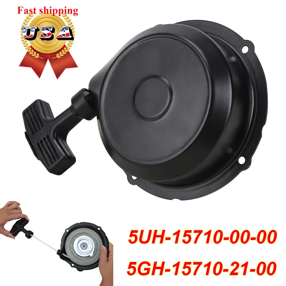 Pull Start Recoil Starter for Yamaha Grizzly Kodiak Bruin 350-660 (2000-2023)