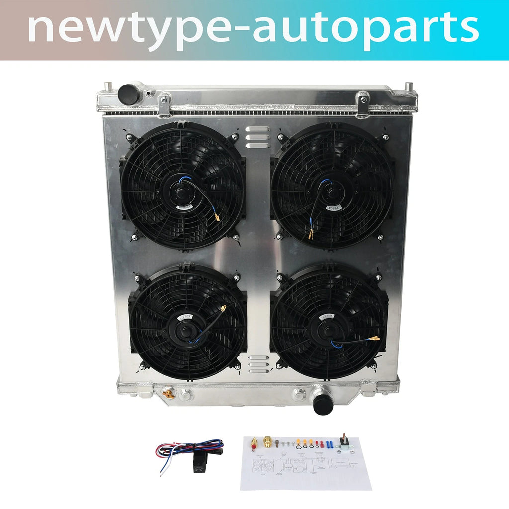 3 Row Radiator Shroud Fan for Ford F250 F350 F550 (2005–2007) 6.0L 6.8L