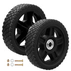 2X 6" Plastic Wheels for Craftsman Mower (Fits )