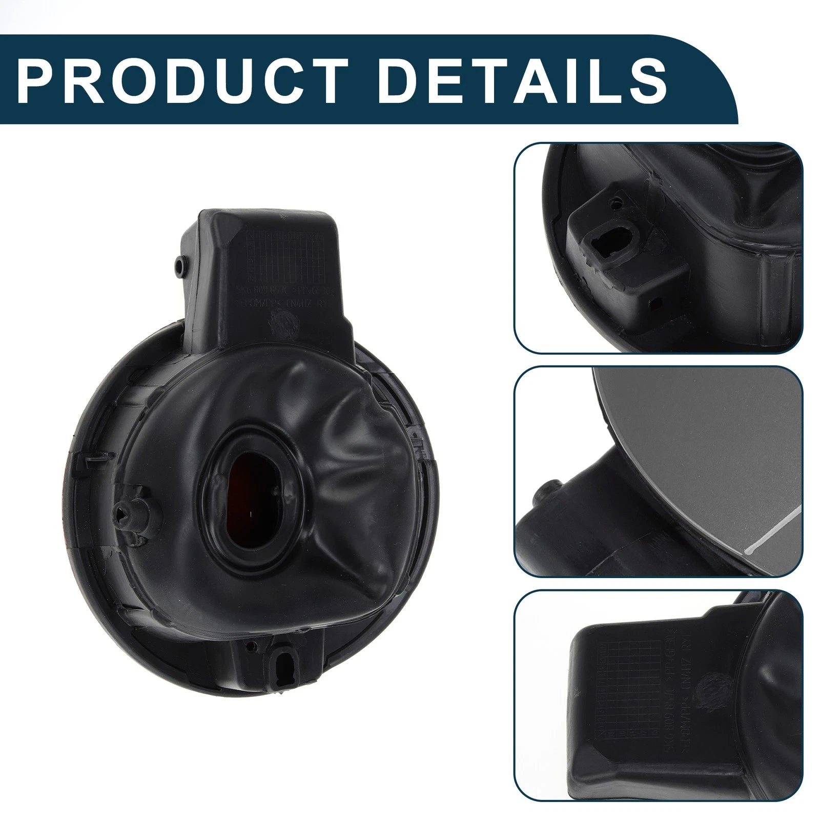 Fuel Tank Door Cap for Volkswagen Golf 6 (2010–2013) Gray Filler Flap Cover