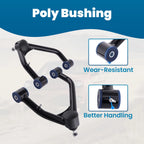 2X Upper Control Arms Suspension Lift Kit for Chevy Silverado (2007–2018)