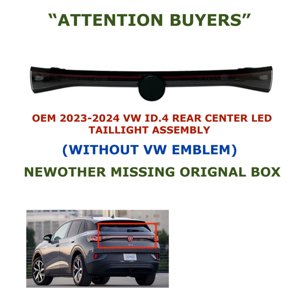 OEM Rear Center LED Taillight for Volkswagen ID.4 (2023–2024) 11k.945.093