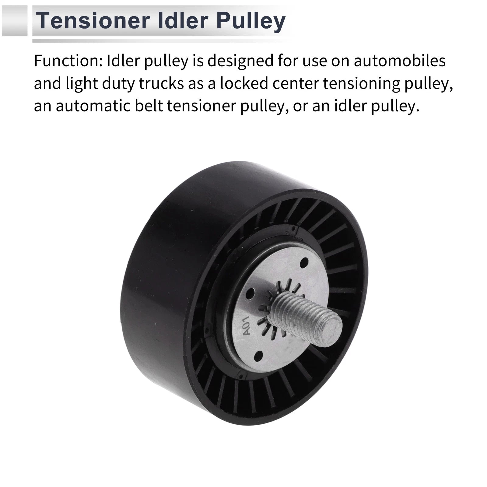 Drive Belt Idler Pulley for Audi A4 (2016–2025) No. 06M903341F Plastic
