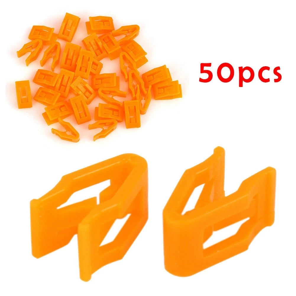 50PCS Dashboard Trim Metal Retainer Clips for Universal Vehicles