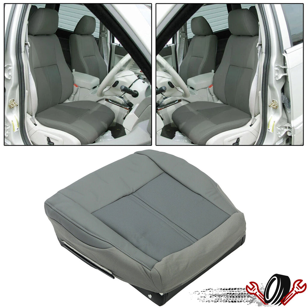 Front Seat Cover for Jeep Grand Cherokee (2005–2007) 2-Tone Gray