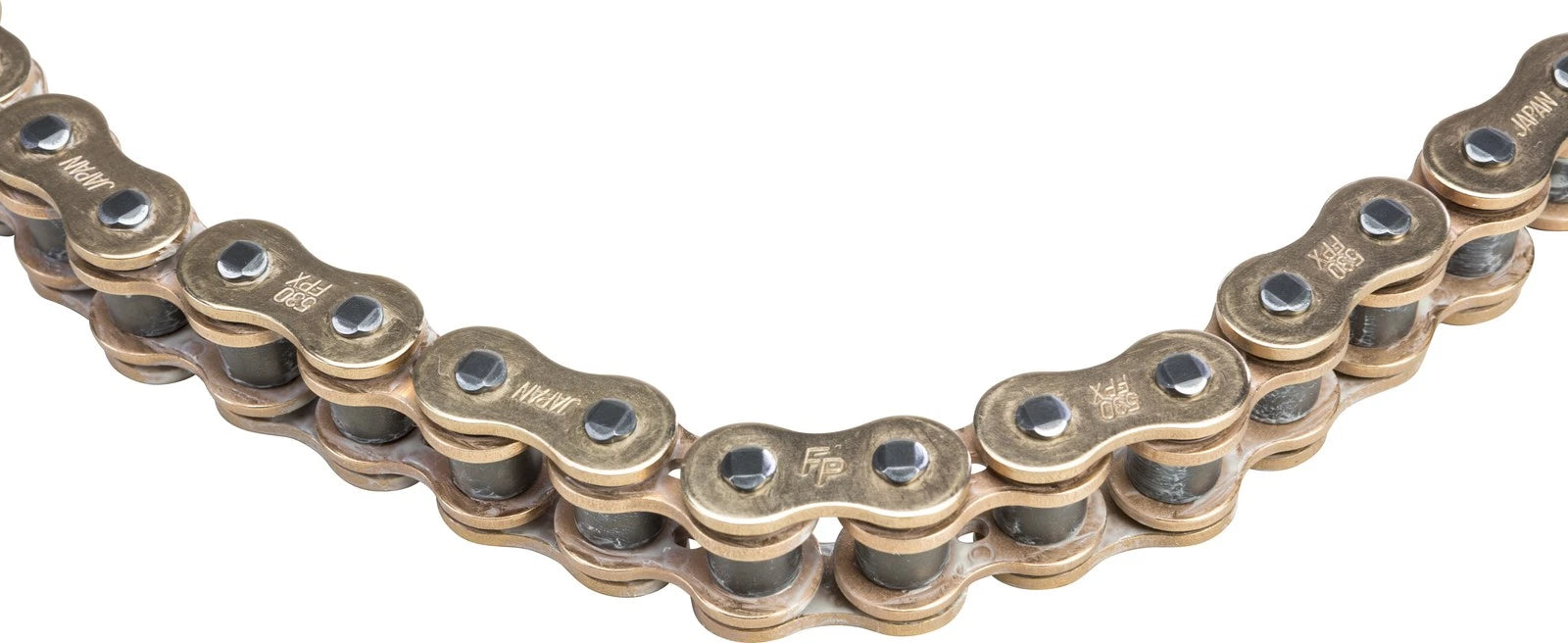 X Ring Chain 530x120 Gold for Motorcycle