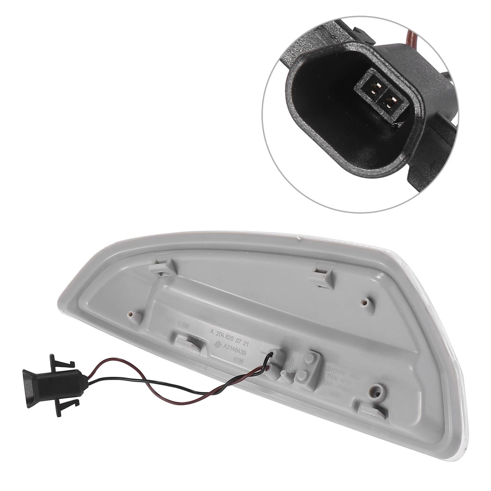2X Door Mirror Turn Signal Light for Mercedes Benz W204 W639 C63 C300 C350