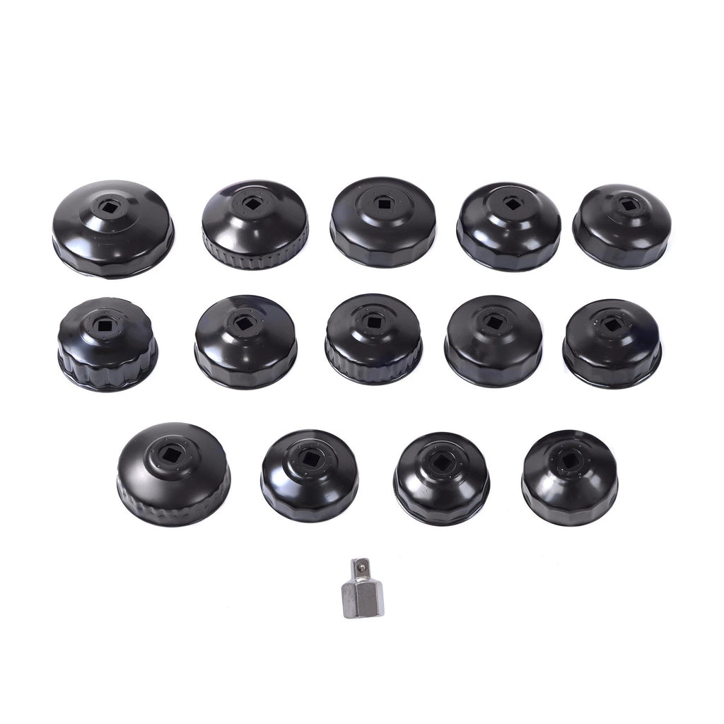 14pcs Oil Filter Cap Wrench Socket Tool Set for Various Models (65-15)