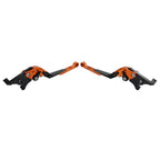 CNC Orange Extendable Brake Clutch Levers for Suzuki GSXS125 GSXR150 (2017-2019)