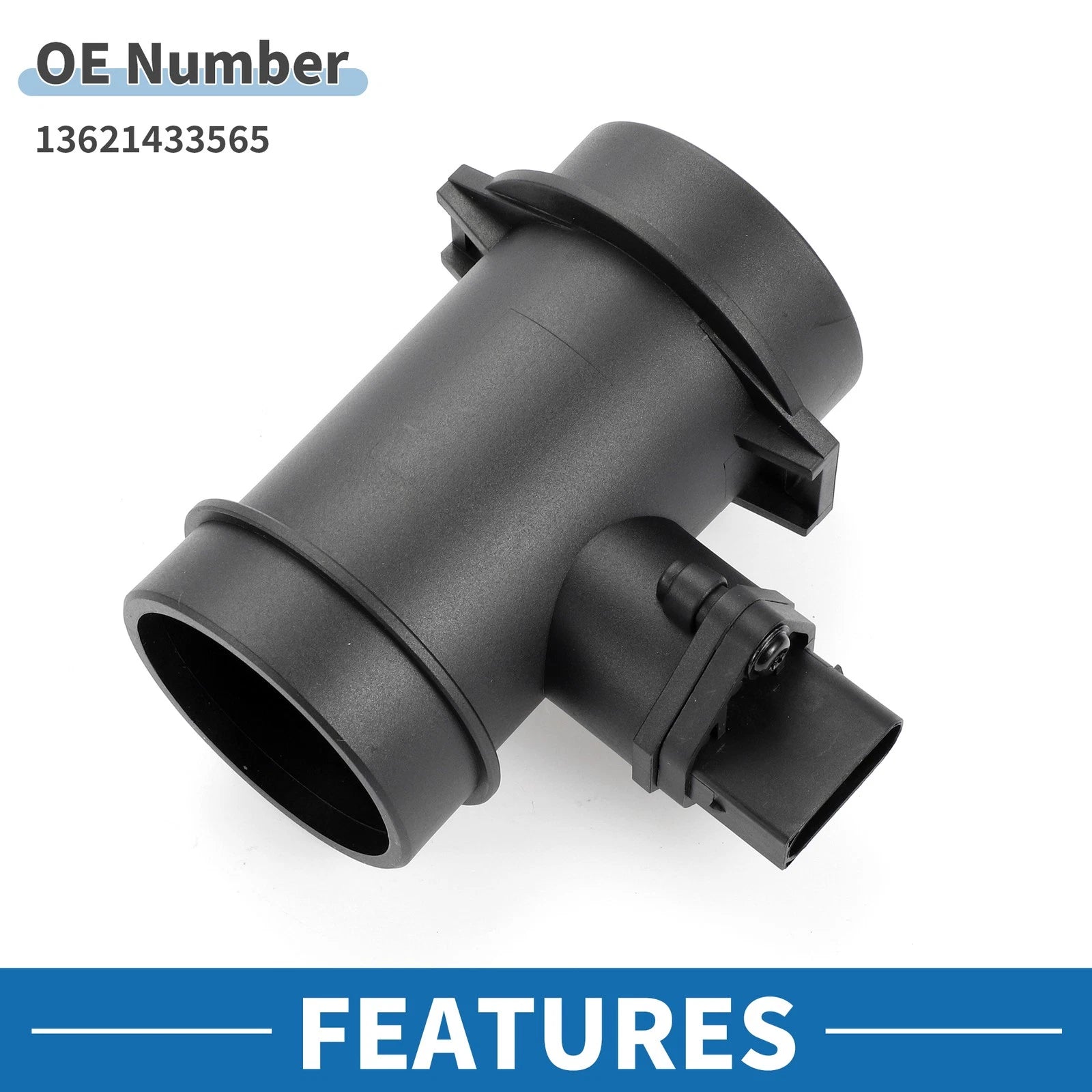 MAF Mass Air Flow Sensor No. 13621433565 for BMW 316i 318i 316ci 740d Z3 (1998–2002)