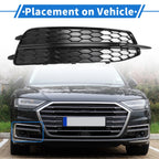 1pc Fog Light Grill for Audi A6 C7 (2011–2014) No. 4G0807682D Black