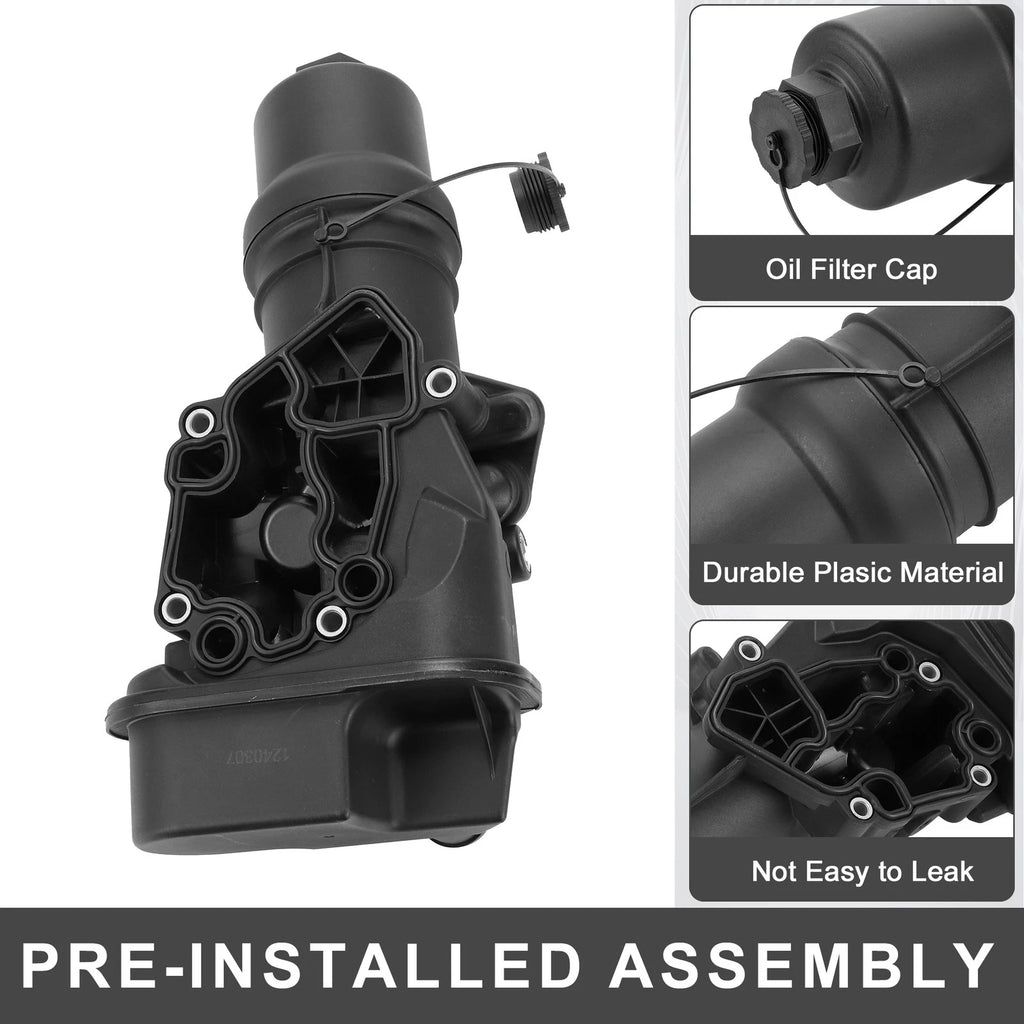 Engine Oil Filter Base Housing Assembly for Volkswagen Jetta (2007–2008) No. 06F115397H