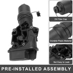 Engine Oil Filter Base Housing Assembly for Volkswagen Jetta (2007–2008) No. 06F115397H