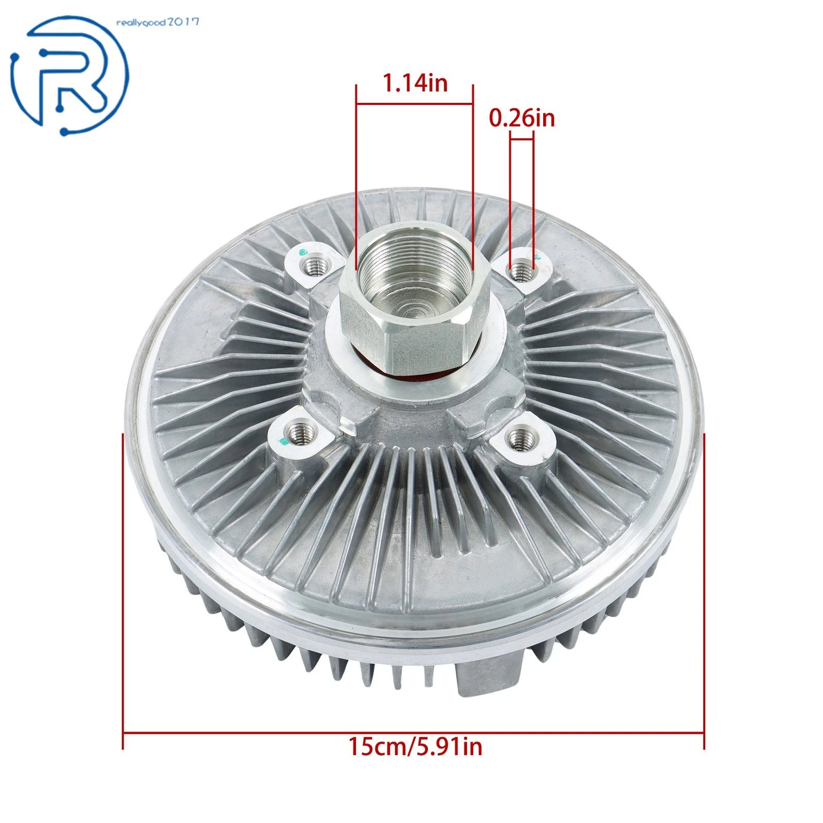 Radiator Cooling Fan Clutch for Dodge Dakota (2005–2010) & Mitsubishi Raider (2006–2009)