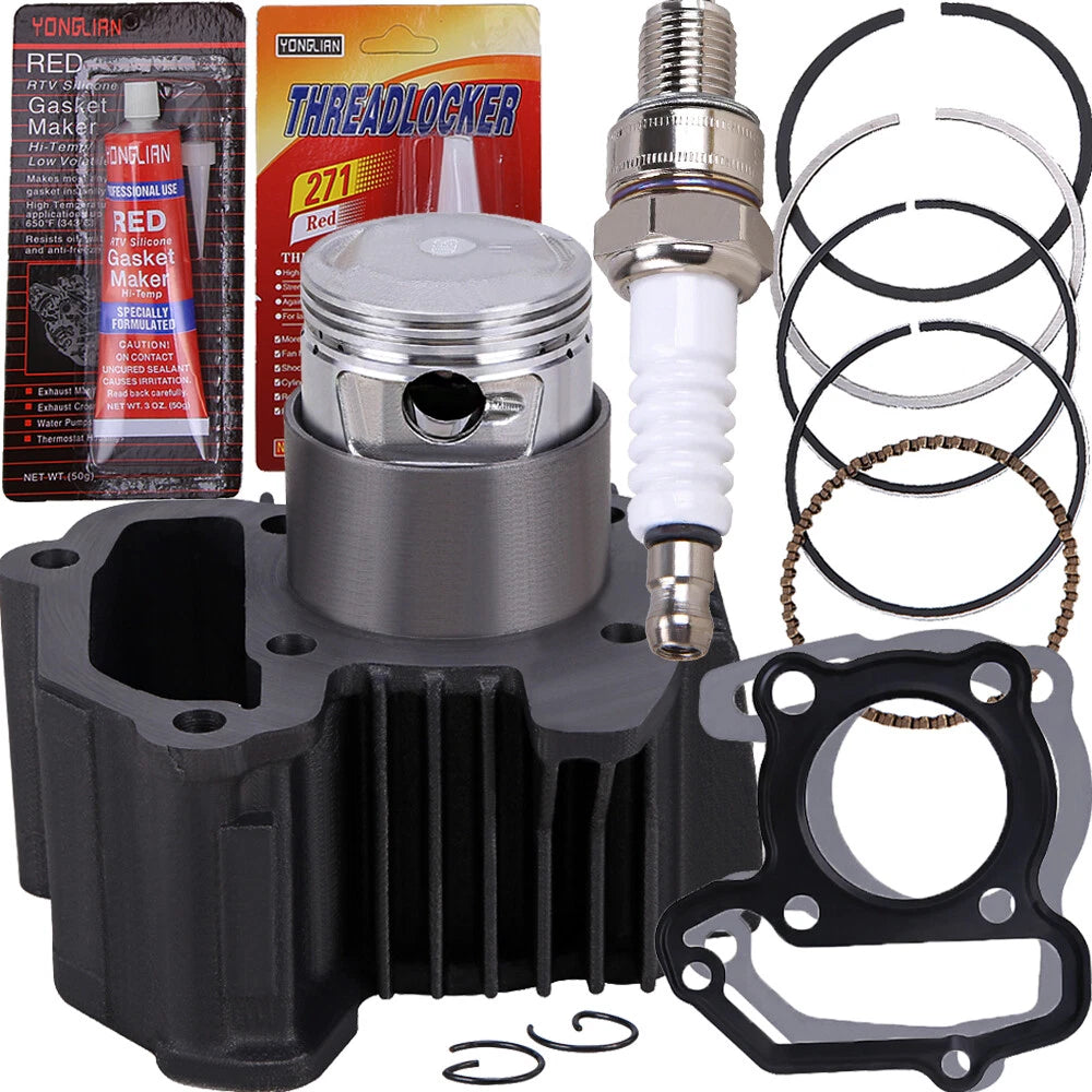80cc 47mm Piston Cylinder Rebuild Kit for Yamaha Badger Raptor Grizzly (1998–2006)