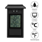 Digital Thermometer Humidity Meter for Greenhouse Hydroponics (US)