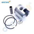 2X Piston & Ring STD for Yamaha 2T Outboard 40HP (40G, 40J) 78mm 6F6-11631, 6F5-116