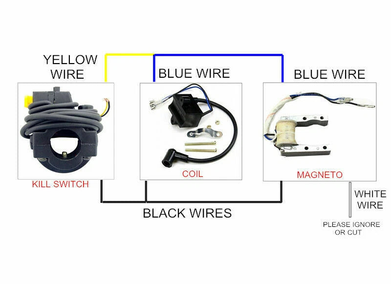 Electric Kit for Motorized Push Bike (49cc, 66cc, 80cc)