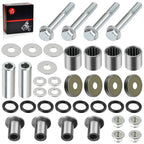 Upper Lower Front A-Arm Bushing Kit & Bolt for Suzuki Quadsport LTZ400 (2003–2014)