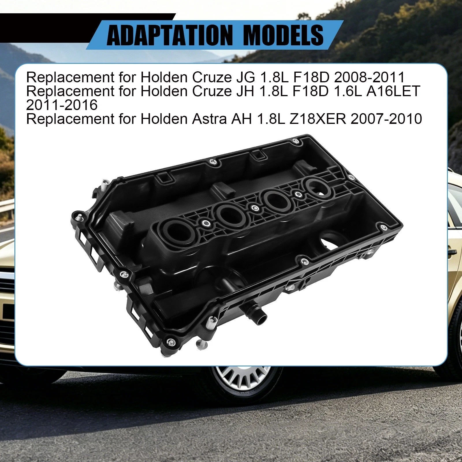 Engine Valve Cover with Screw & Gasket for Chevrolet Sonic Cruze (2011–2016)
