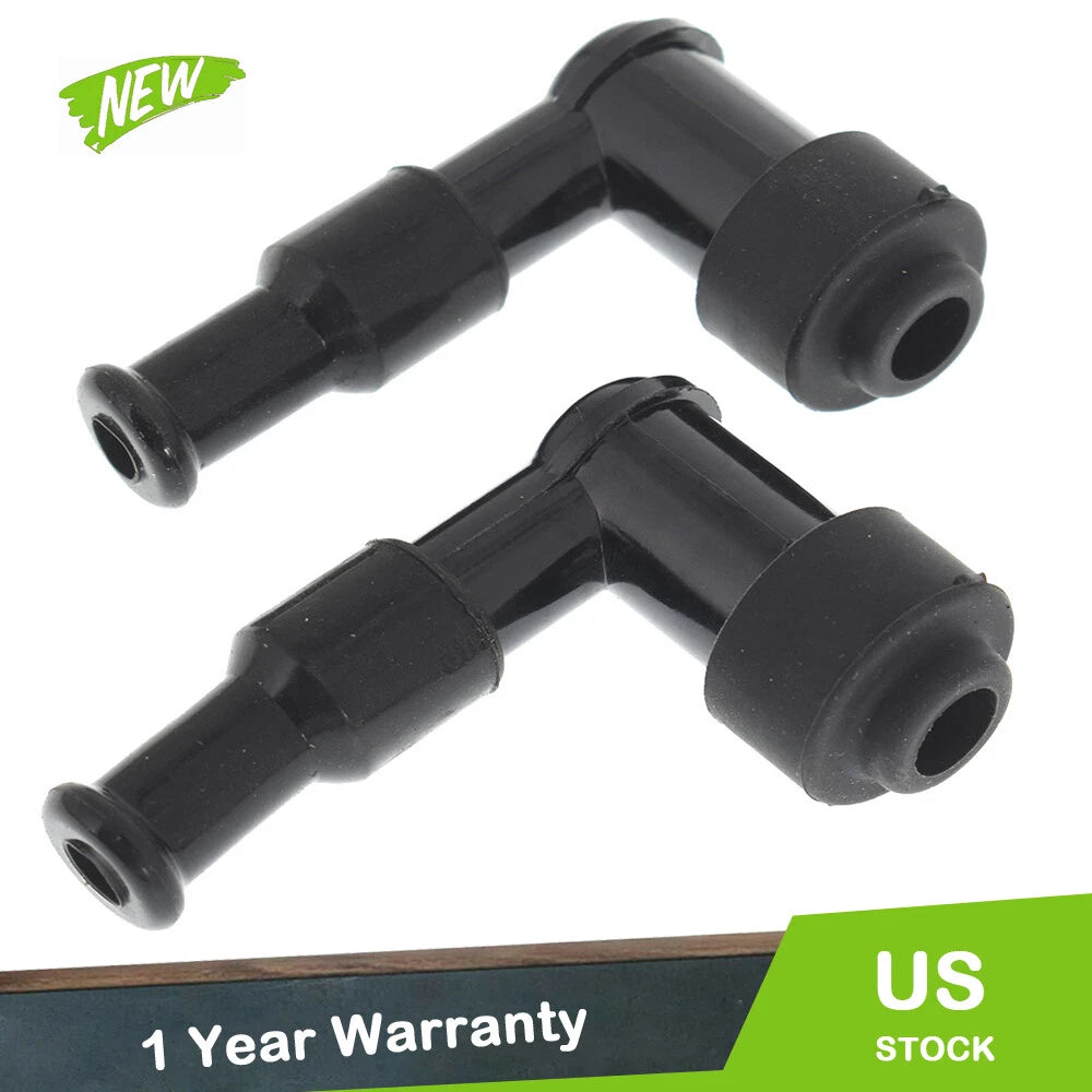 2X Spark Plug Boot Cap Cover Resistor LB05F for ATV Motorcycle Snow (????–????)