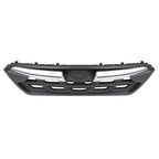 Black Front Bumper Grille Grill Chrome Trim for Subaru Crosstrek (2021-2023)