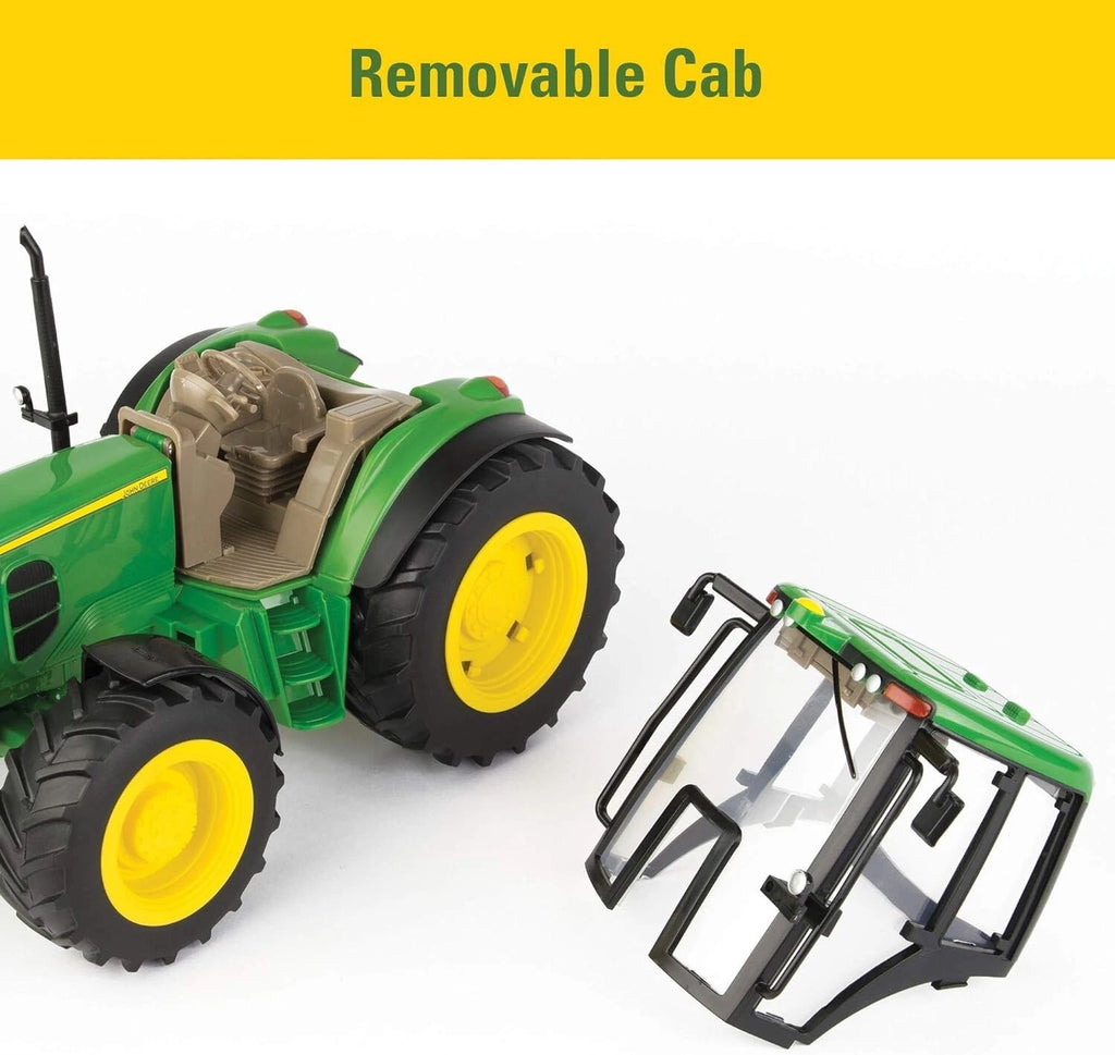 1:16 Scale Light Up Tractor and Wagon for John Deere Big Farm (No Year)