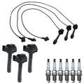 Set of 3 Ignition Coils & 6 Platinum Spark Plugs for Lexus ES300