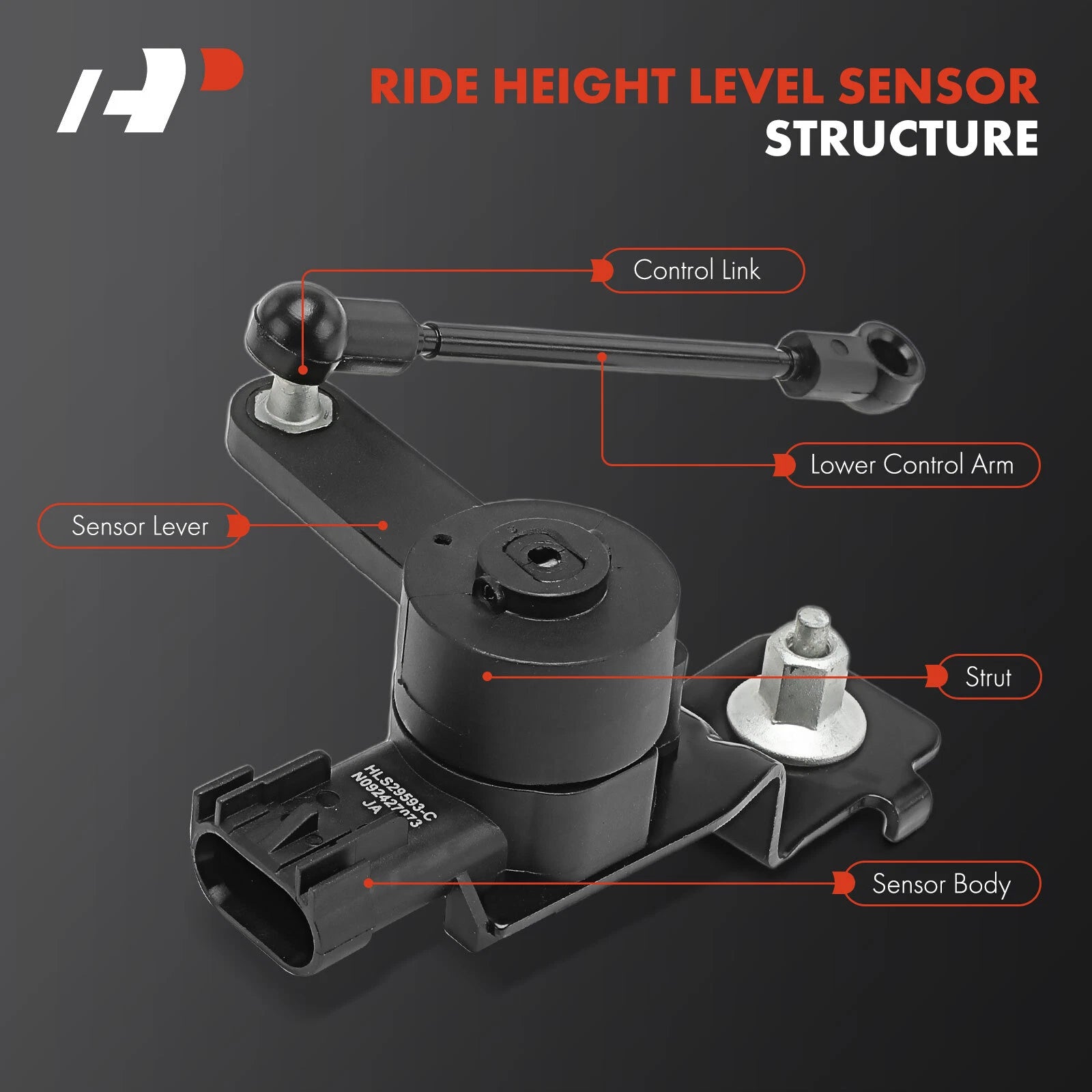Ride Height Level Sensor for Jeep Wrangler (2019-2024)