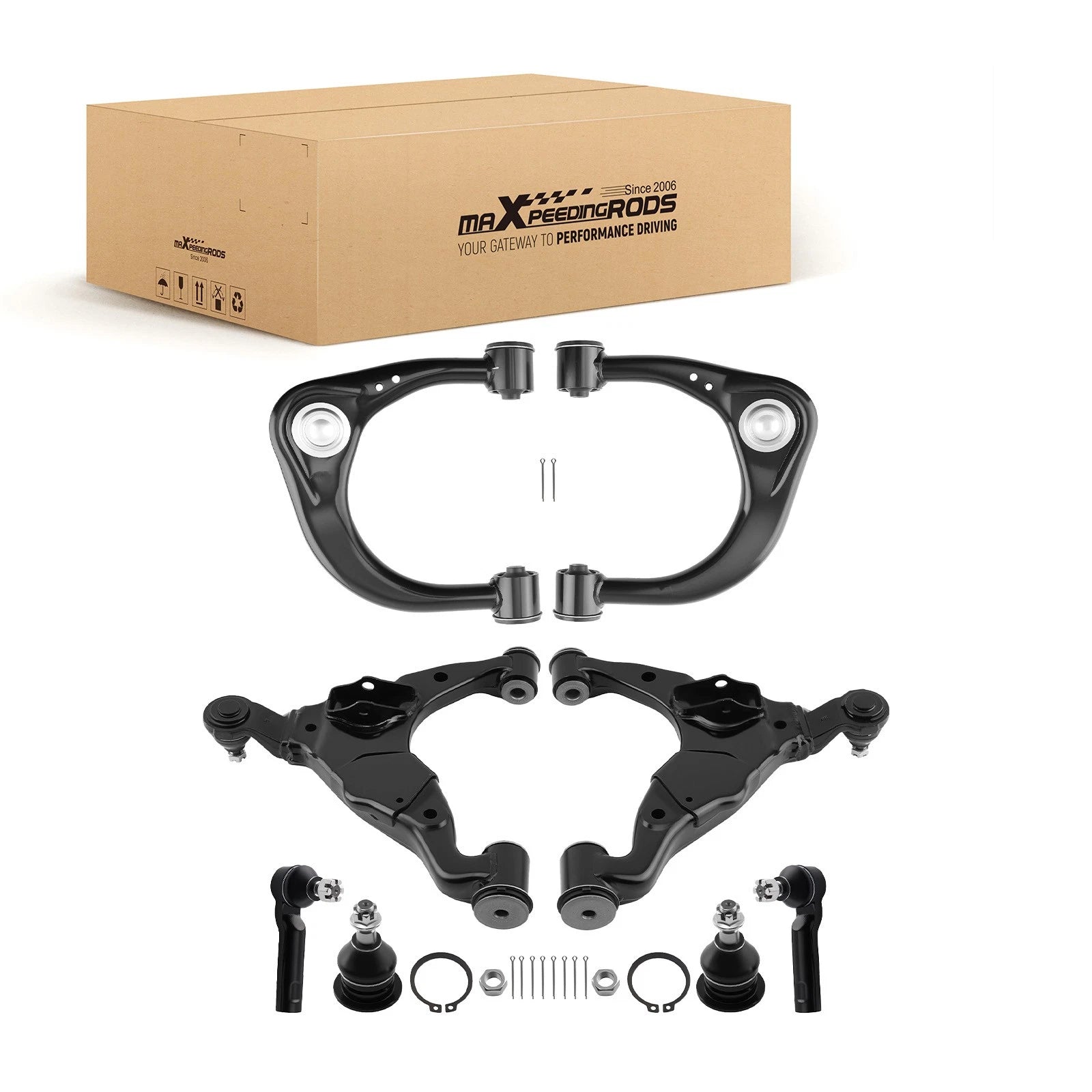 8x Front Lower Upper Control Arm Ball Joint for Toyota Tacoma (2005–2015)