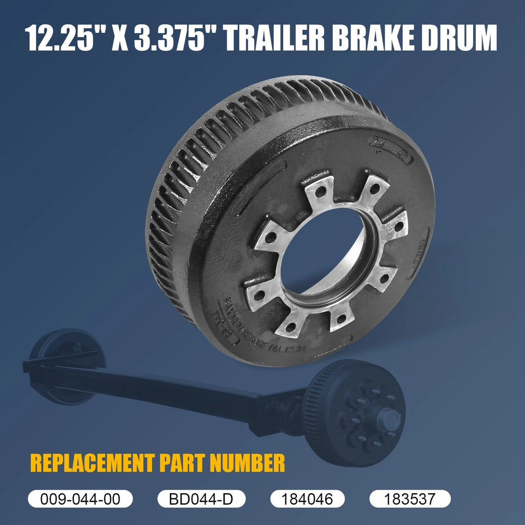 Set of 2 Brake Drums for Make Model