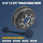 Set of 2 Brake Drums for Make Model