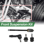 8pcs Front Suspension Kit Inner Outer Tie Rod End Ball Joint for Ford Explorer (2011–2021)