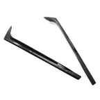 Black Rear Window Side Spoiler Canard Splitter Trim for VW Polo (11-17)