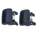 4x Front & Rear Left + Right Outer Door Handle Black for Toyota Hilux (1997–2005)