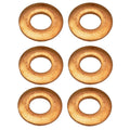 Set of 6 Fuel Injector Seals for Dodge Freightliner Jeep Mercedes (906)