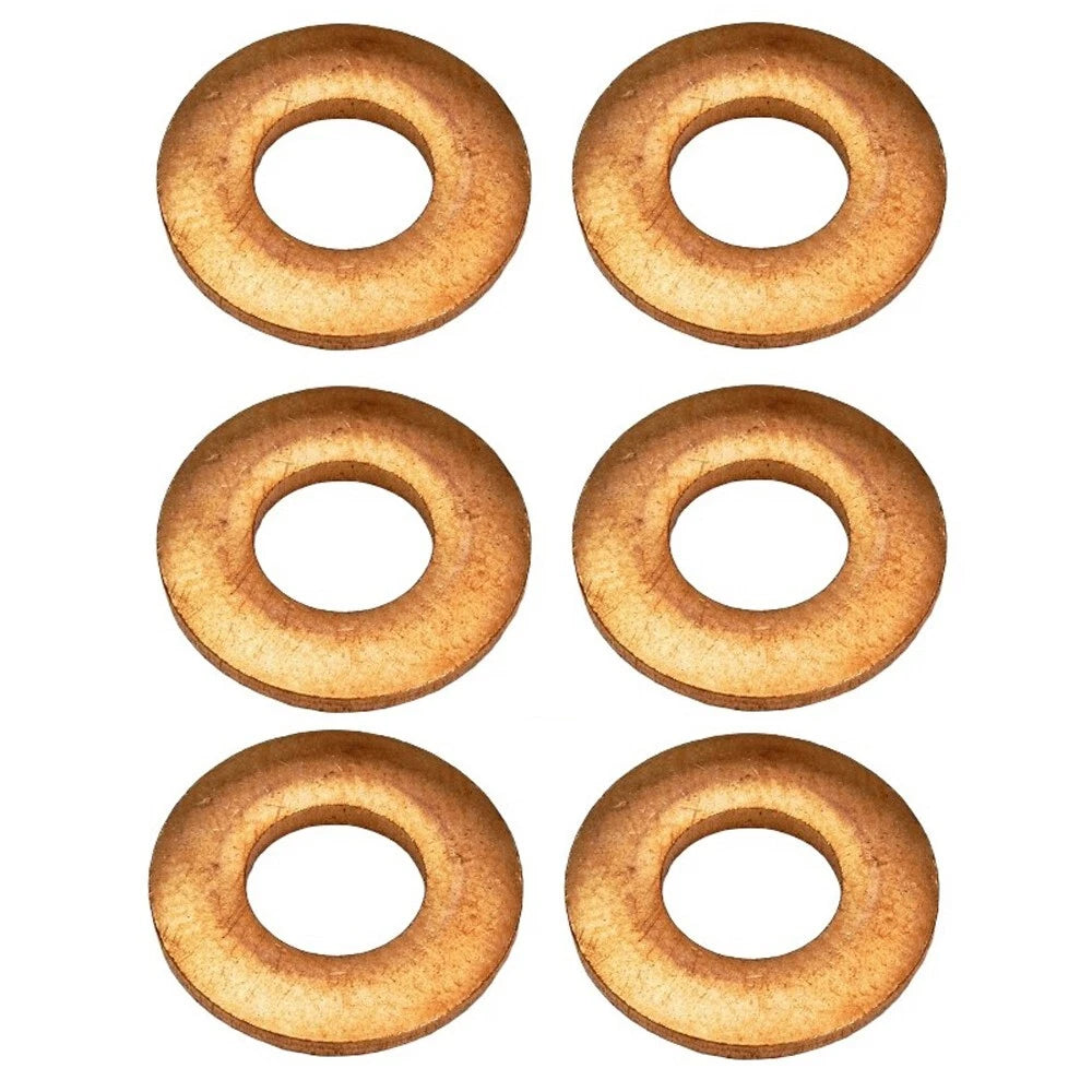 Set of 6 Fuel Injector Seals for Dodge Freightliner Jeep Mercedes (906)