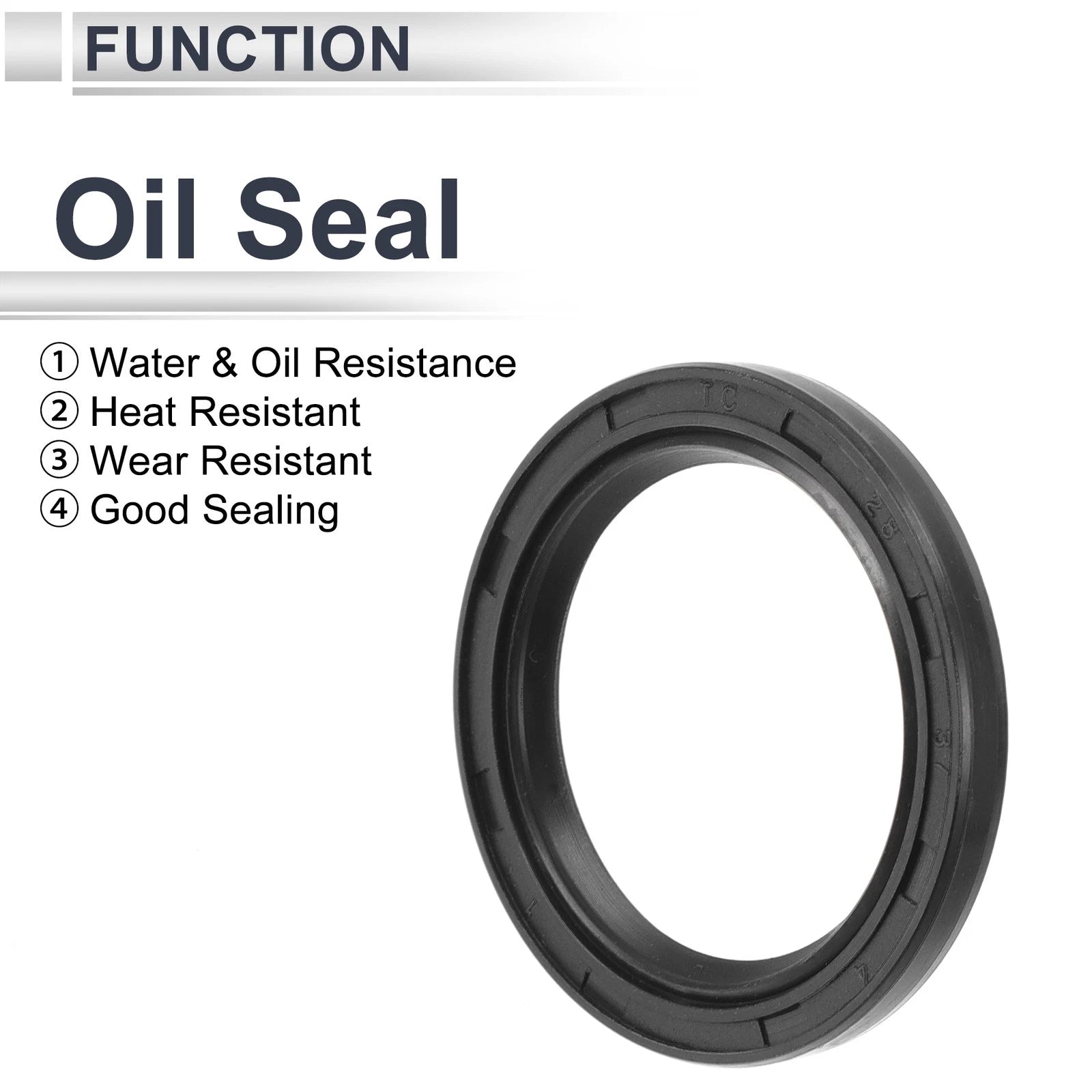 Set of 5 Oil Seal Rotary Shaft Seal TC Ring 28x37x4mm Nitrile Rubber