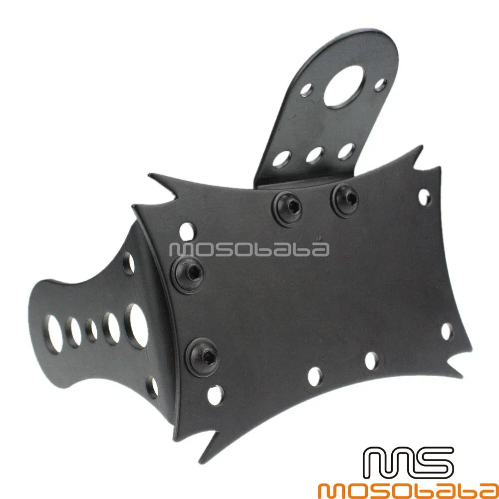 3/4��� Axle Side Mount License Plate Bracket for Old School Cruiser Bobber