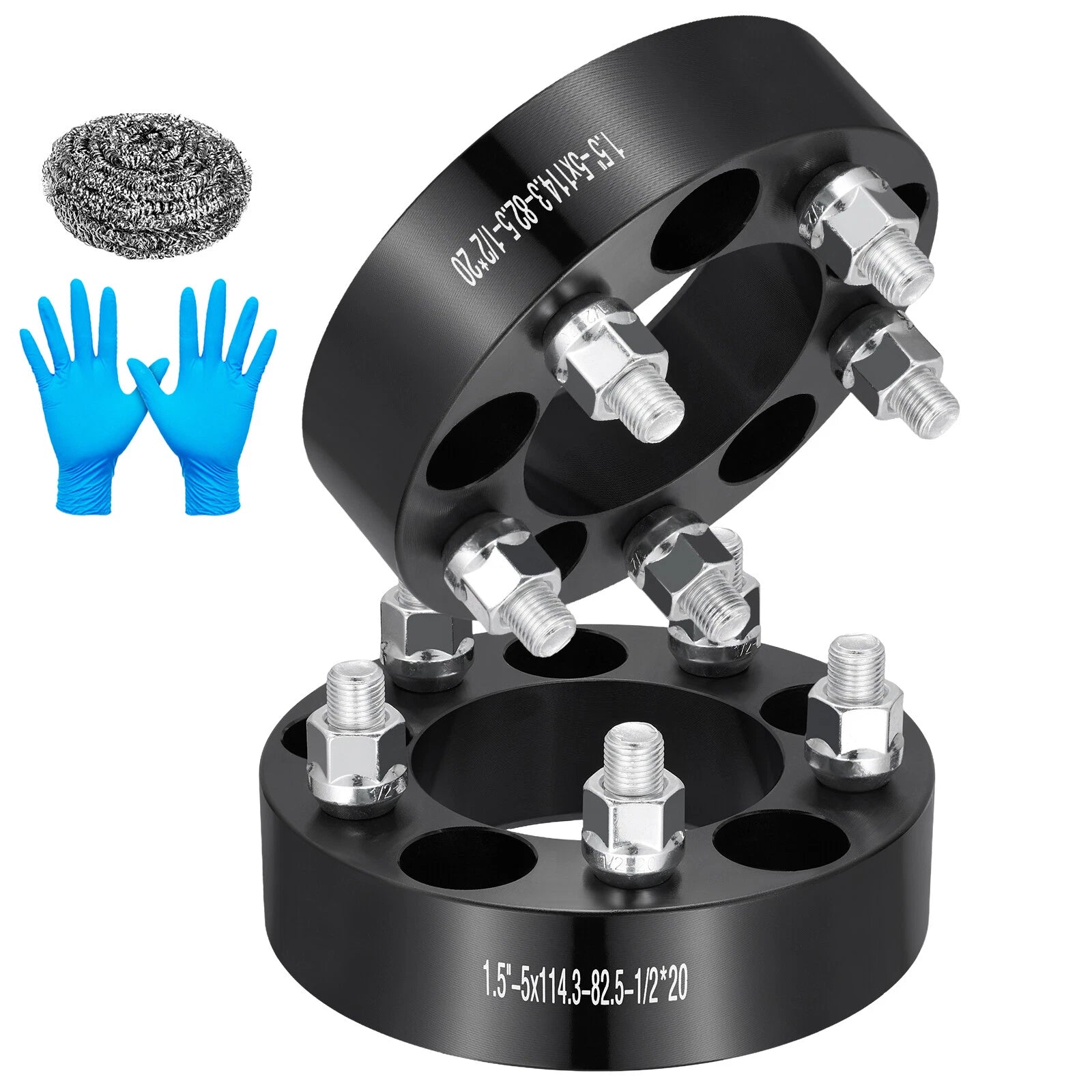 1.5 in 5x4.5 to 5x4.5 Wheel Spacers for Ford Mustang Ranger (2010–2014)